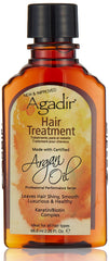Agadir Argan Oil Hair Treatment bottle shows premium packaging and easy hydration.
