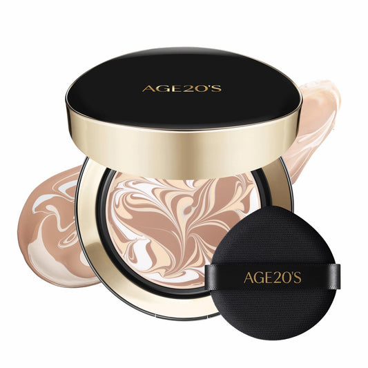 AGE 20's Signature Essence Pact compact with puff for quick on-the-go application and natural coverage.