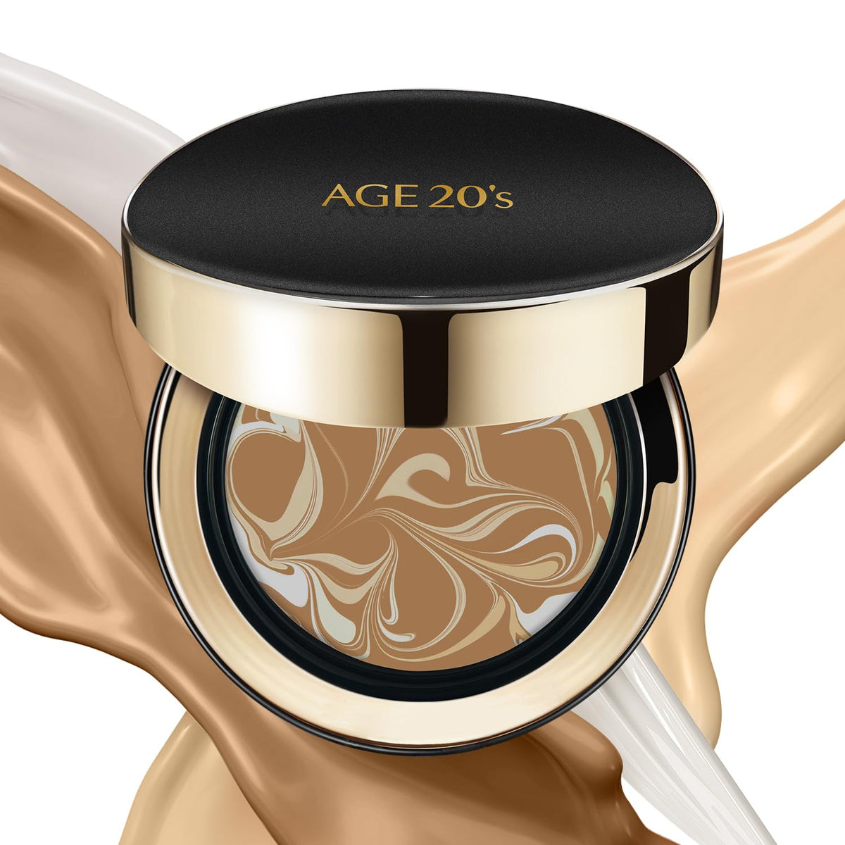 AGE 20's Signature Essence Pact SPF50+ packaging in a compact case for on the go.