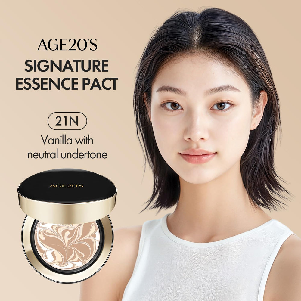 AGE20'S Signature Essence Pact SPF 50+ protective layer in action for daily wear.