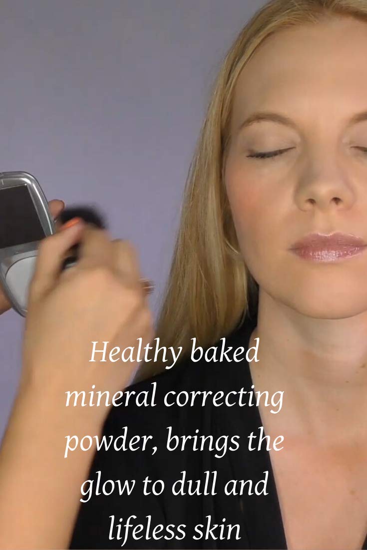 Ageless Derma brush-application scene enables quick on-the-go touch-ups