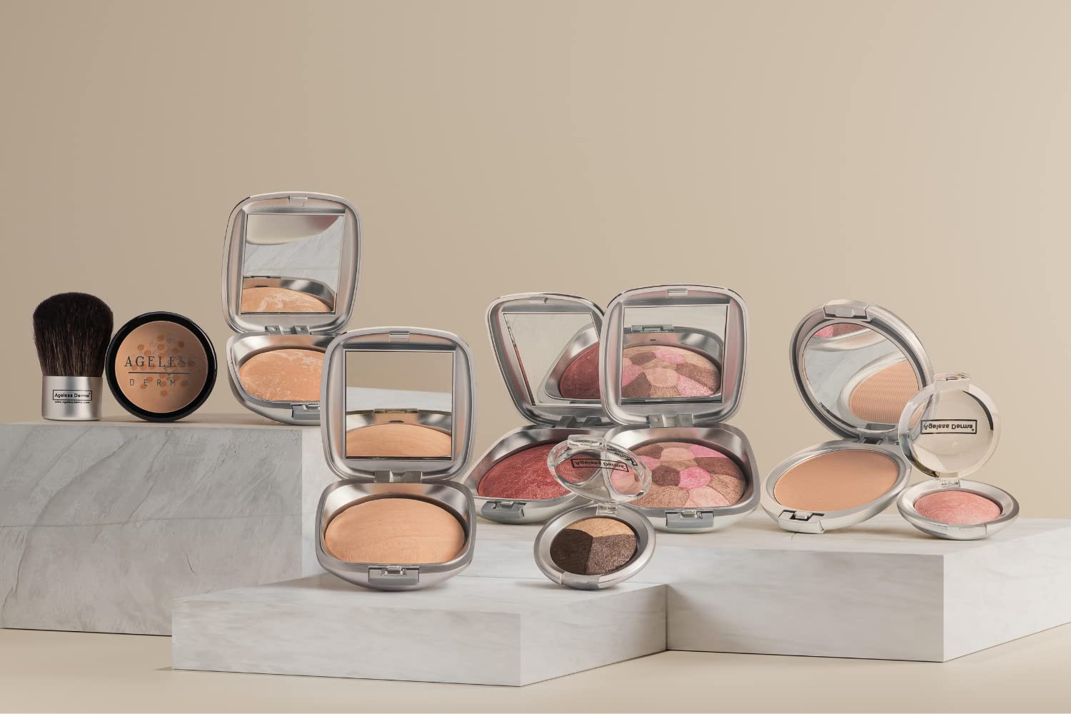 Ageless Derma vegan packaging conveys clean, cruelty-free ingredients