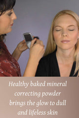 Ageless Derma color swatch demonstrates translucent coverage with botanicals