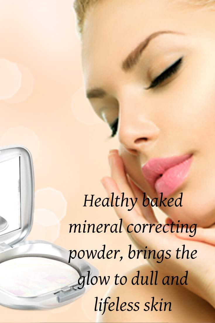 Ageless Derma powder swirl demonstrates blendable texture for natural finish