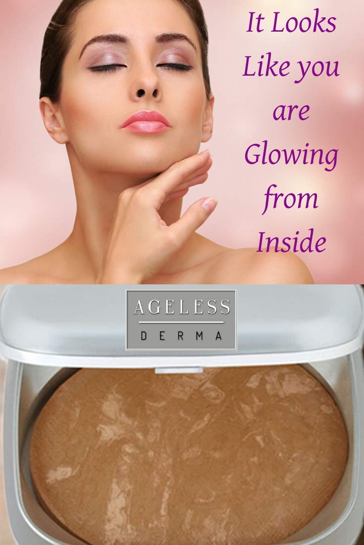 Ageless Derma botanical extracts in Apricot Swirl support skin-friendly mineral makeup.