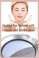 Ageless Derma Creamy Mineral Baked Eyeshadow Duo crystal-beige swatch reveals soft beige shimmer.
