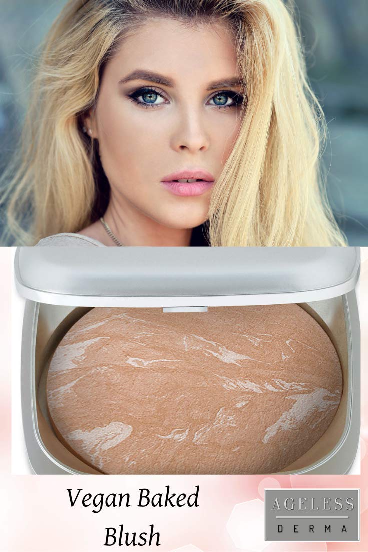 Ageless Derma blush creates a healthy glow without settling into fine lines.