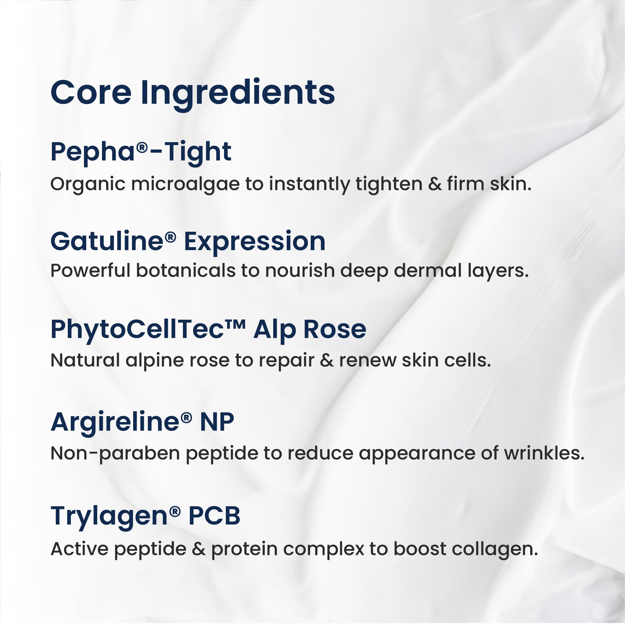 Agelyss Eye-Bag Cream under-eye application demonstrates targeted care and quick absorption