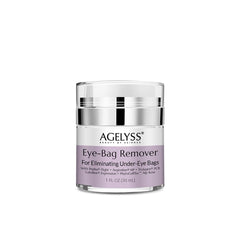 Agelyss Eye-Bag Cream bottle front showing premium packaging and hydration