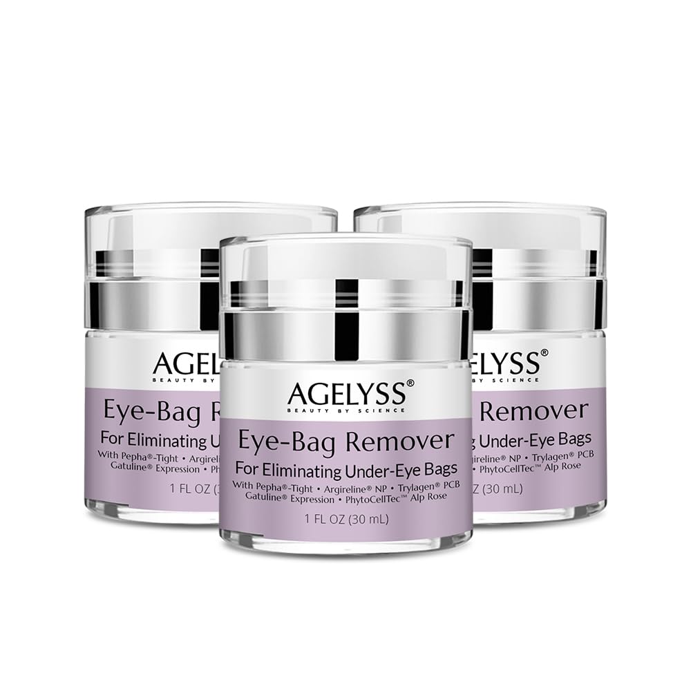 Agelyss Eye-Bag Cream pack shot highlights hydration and premium skincare benefits