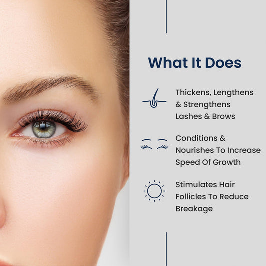 Agelyss Lash & Brow Enhancer bottle close-up with a glossy finish for daily lash care