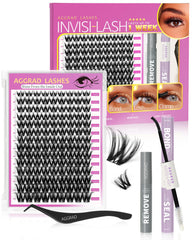 AGGRAD Flora Lash Clusters Kit wide band for quick DIY lashes