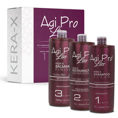 AGI PRO LISS bottle front showing keratin treatment for smooth hair