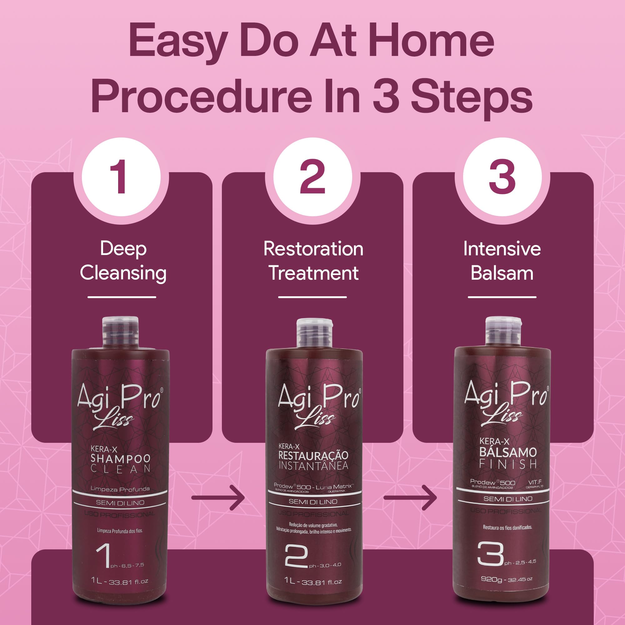 AGI PRO LISS finishing balsam for shine and moisture