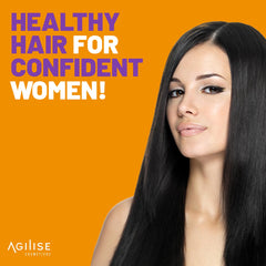 Agilise UNIKA keratin cream applied for salon-quality straightening at home