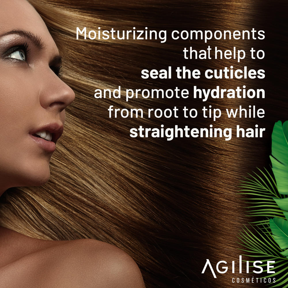 At-home routine steps image for salon-like results with Agilise UNIKA