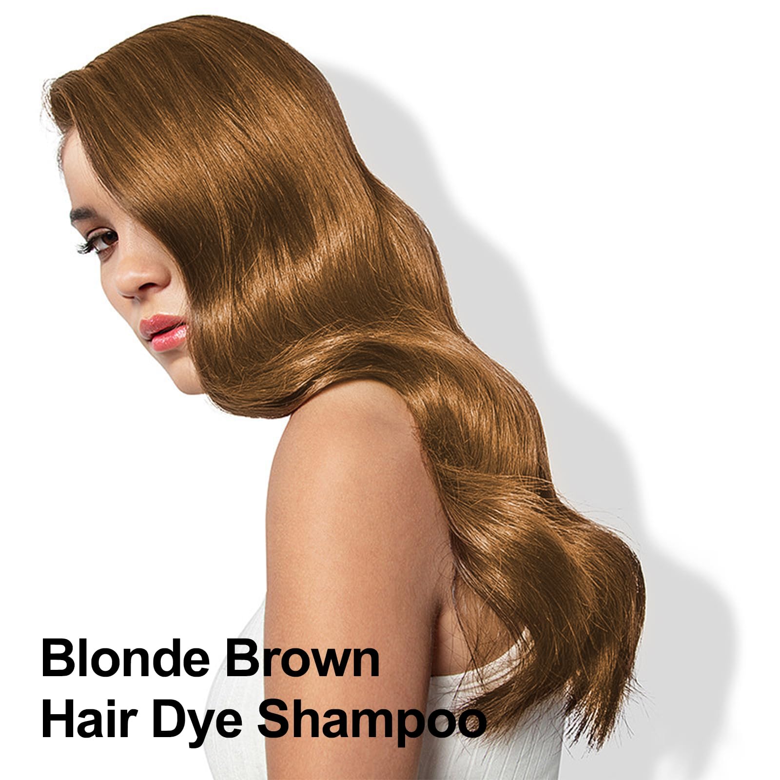 Hair feels soft and shiny after using Agthyuve dye shampoo.