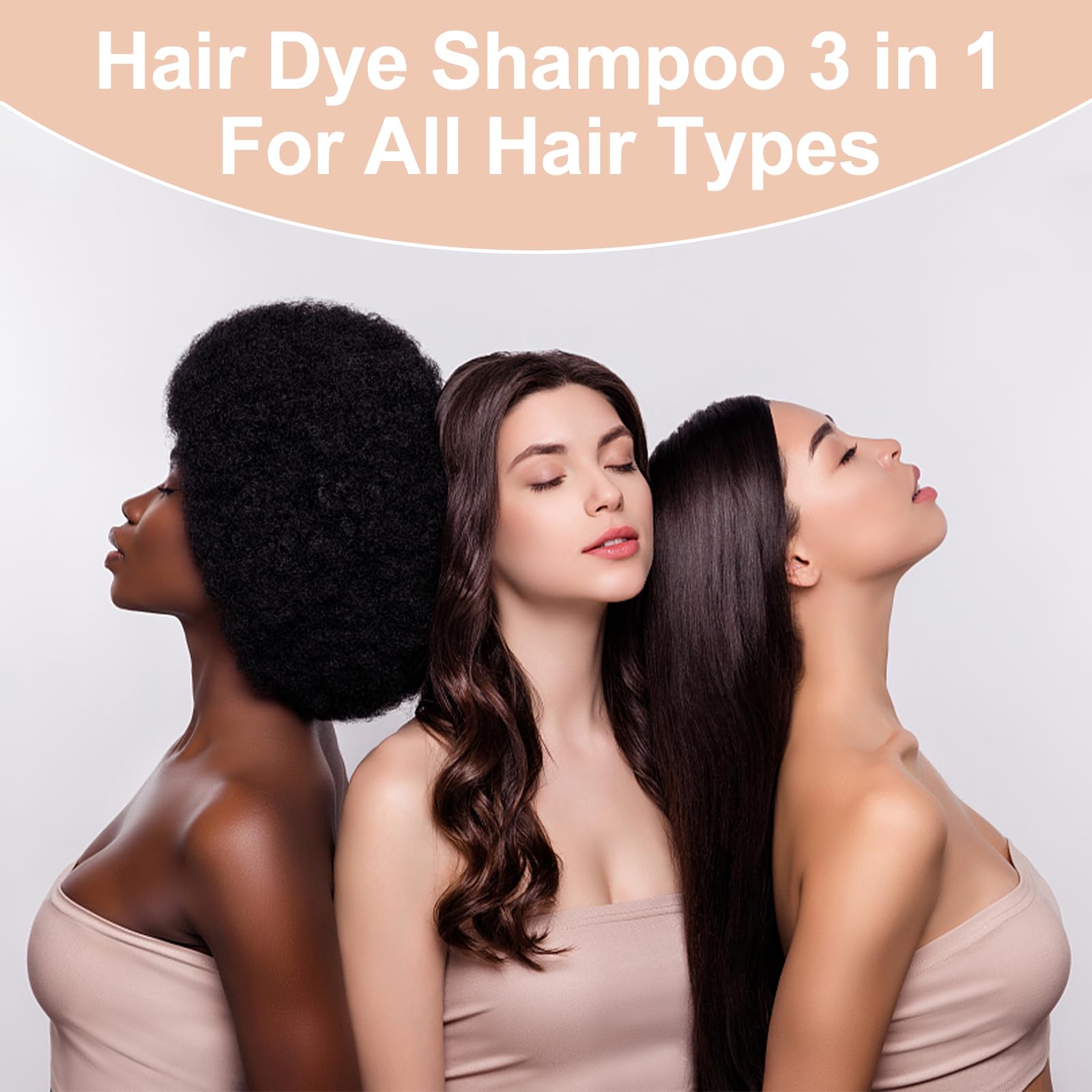 Before and after comparison using Agthyuve wine red shampoo