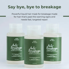 Agua de Cielo strands before and after show improved elasticity.