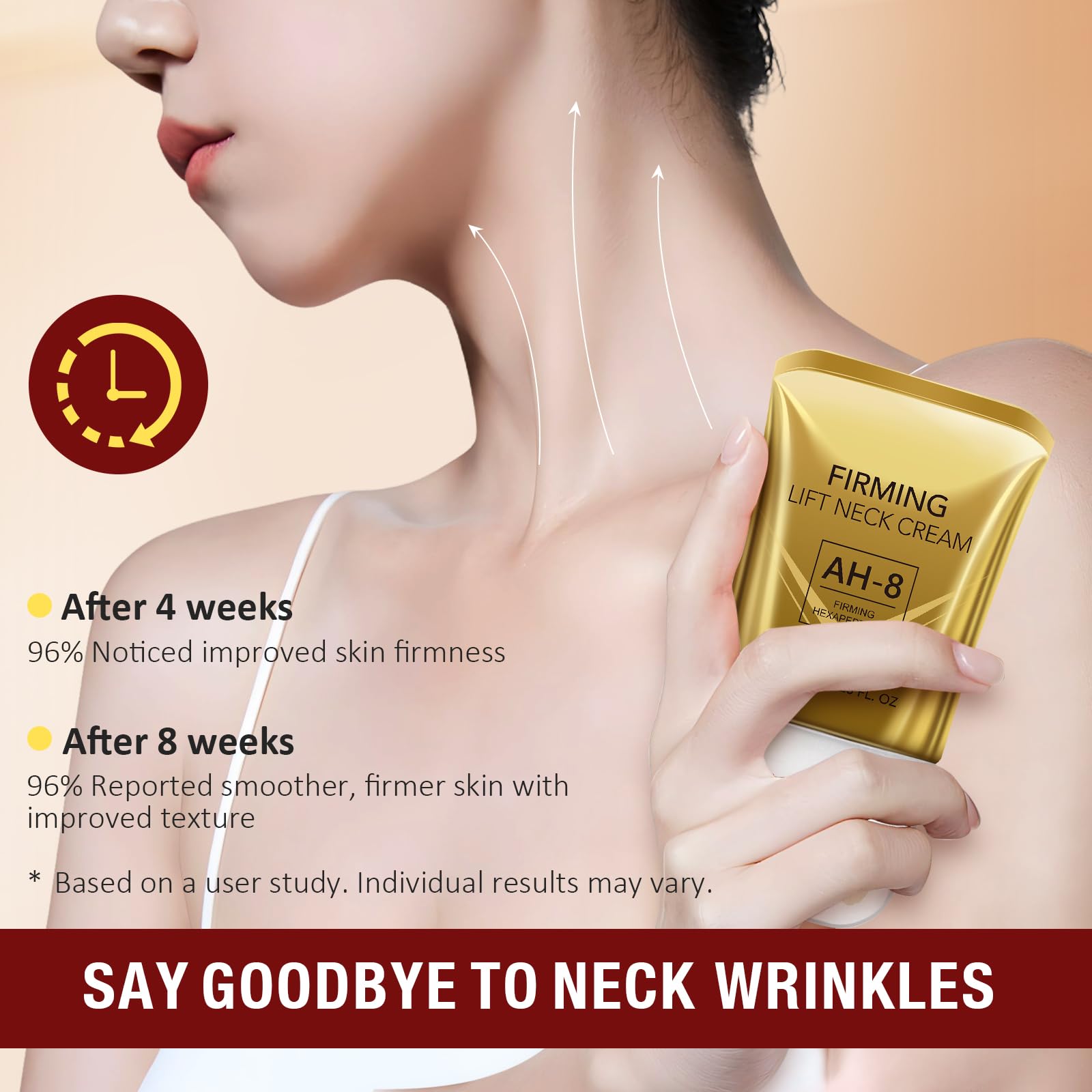 AH8 centella-asiatica-extract image emphasizes vitality support for neck skin.