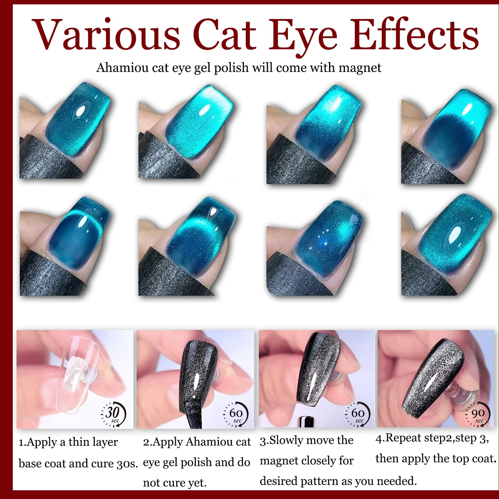 AHAMIOU application shot showing home manicure result.