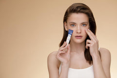 AHAVA Dead Sea Naturals Eye Cream application, travel-friendly 0.5 oz