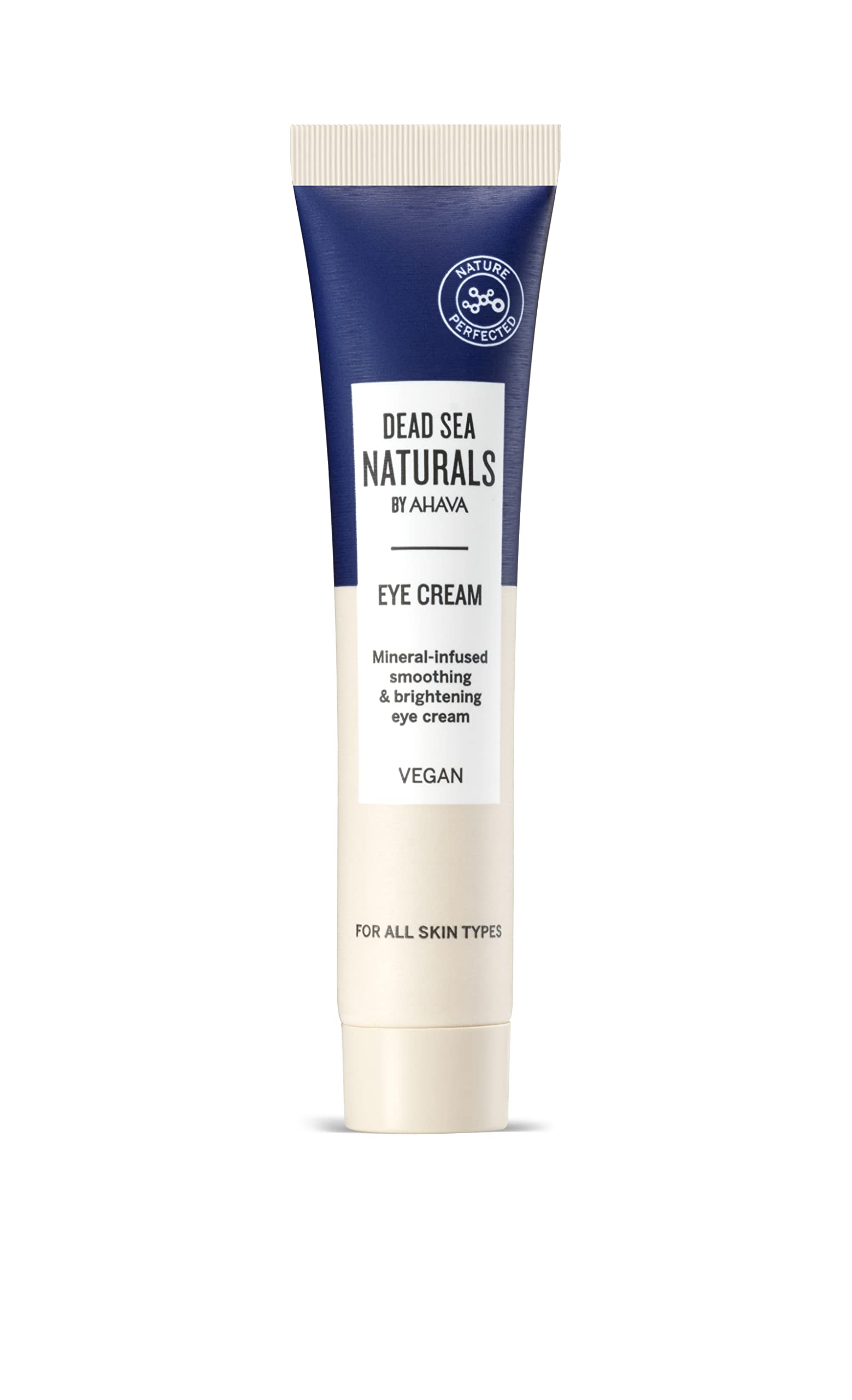 AHAVA Dead Sea Naturals Eye Cream bottle, refreshing gel-cream for the eye area