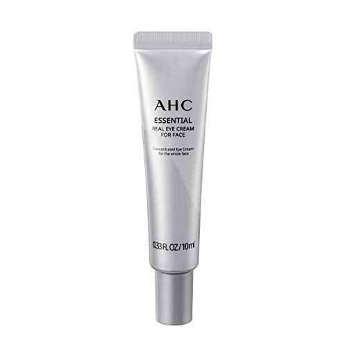AHC Aesthetic Hydration Cream texture close-up indicating lightweight, nourishing feel.
