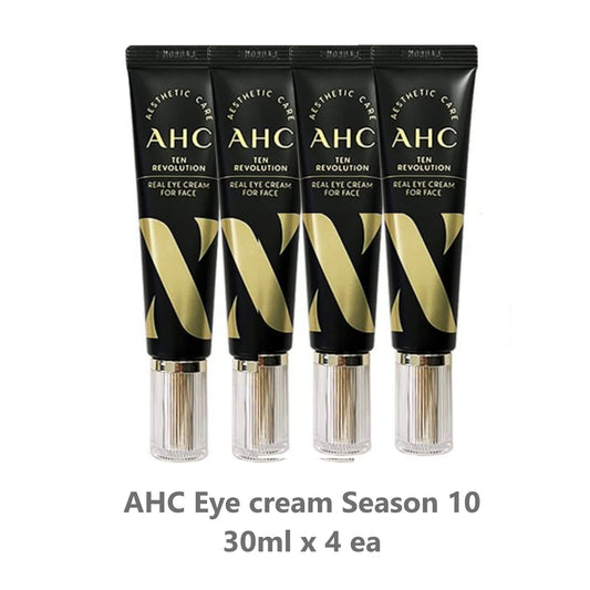 AHC TEN Revolution Real Eye Cream for Face tube close-up, convenient daily application.
