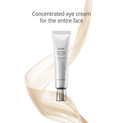AHC vitamins and peptides antiaging blend close-up suggesting smoother skin texture.
