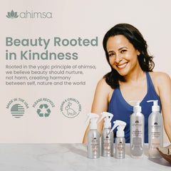 Curl friendly hydration from Ahimsa Gentle Daily Shampoo defines and reduces frizz