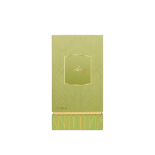 Ahmed Zeleny bottle side showcases sleek design for everyday confidence.