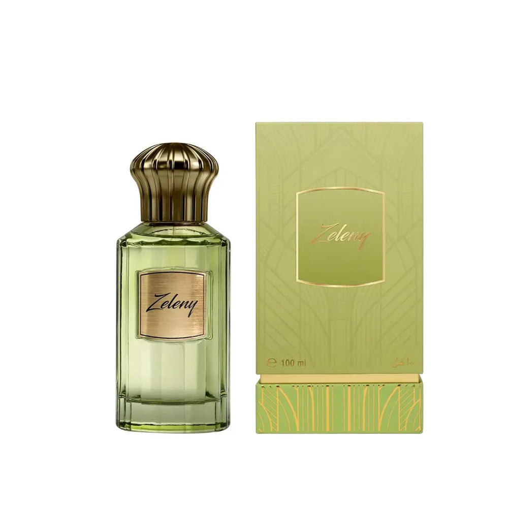 Ahmed Zeleny cap close-up highlighting premium scent for daily wear.