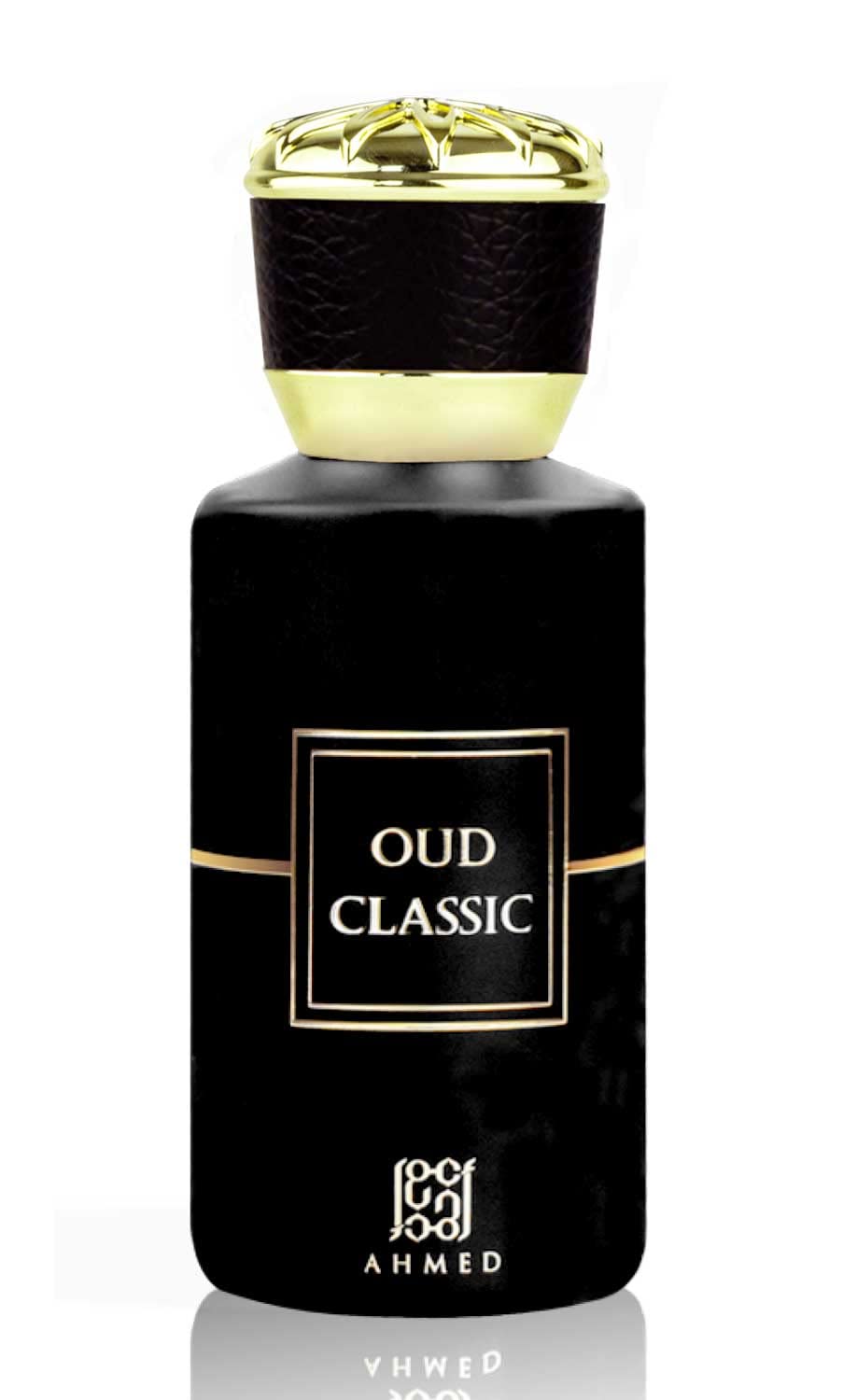 Ahmed Oud Classic bottle 50ml, compact travel-friendly design for on-the-go scent.