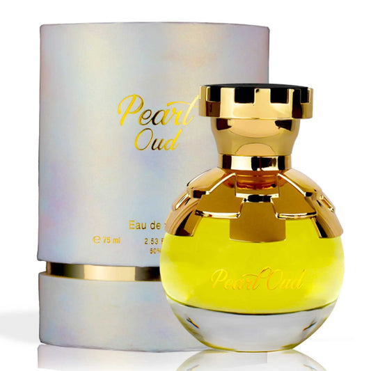 Ahmed Pearl Oud EDP floral-notes image—soft florals meet rich agarwood for everyday elegance.