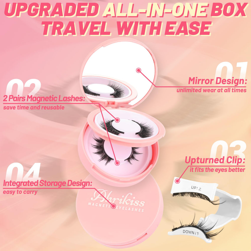 Ahrikiss magnets provide secure hold throughout the day.