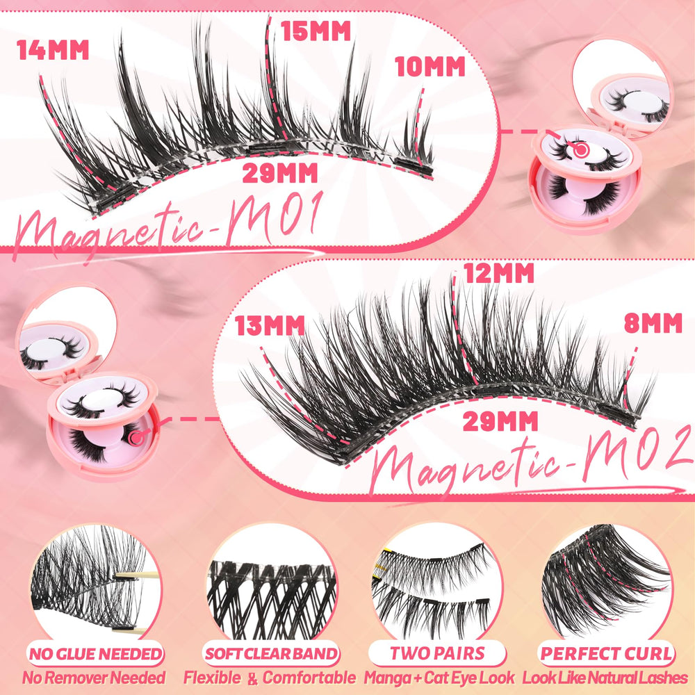 Ahrikiss M01 lashes offering a natural curl and subtle volume