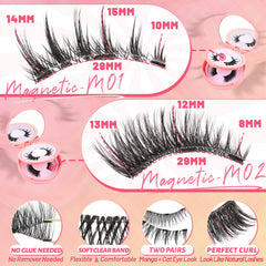 Ahrikiss M01 lashes offering a natural curl and subtle volume