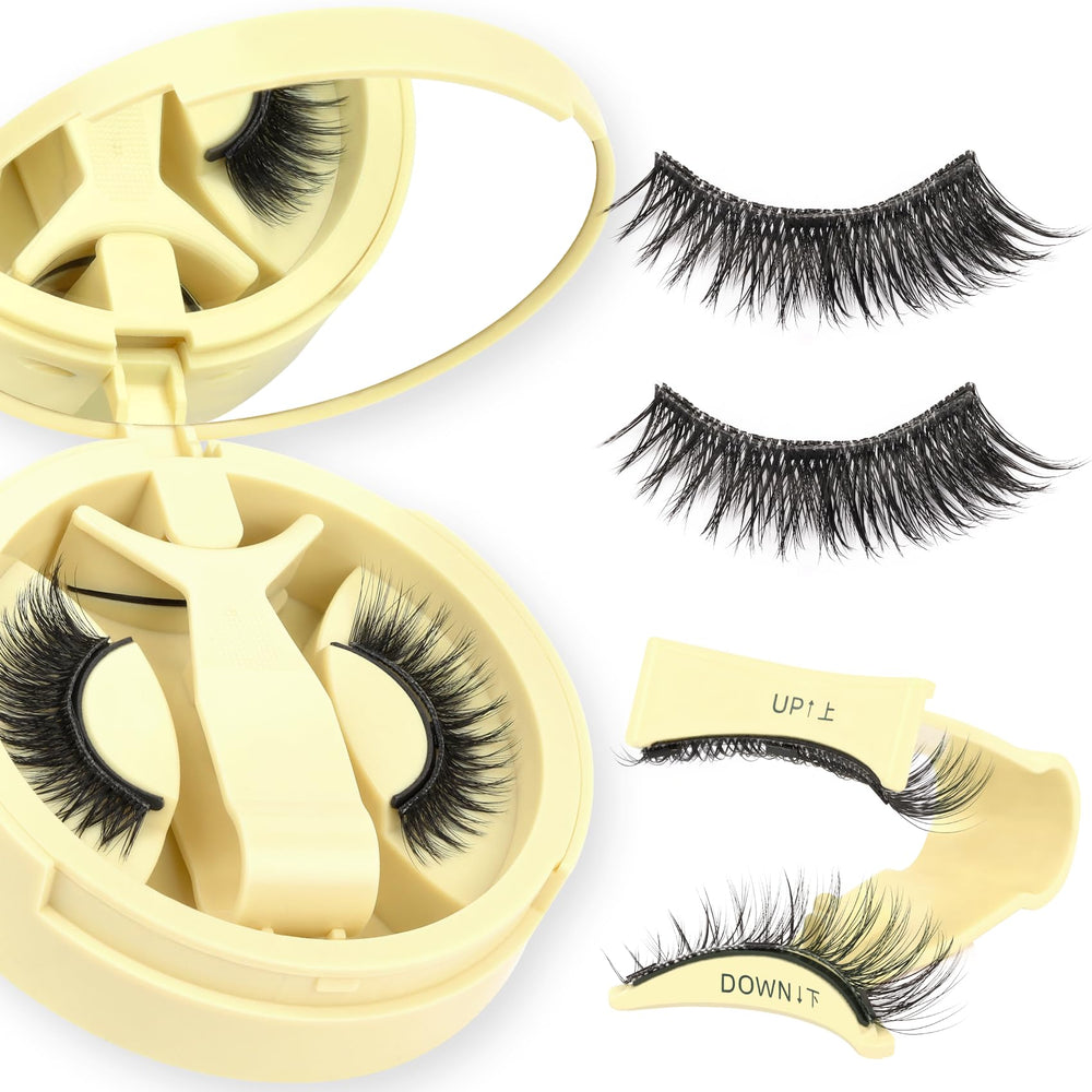 Ahrikiss magnetic eyelashes pair offering easy application and secure wear