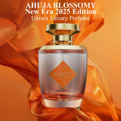 AHUJA Blossomy sunset musk offers a warm, evening finish.