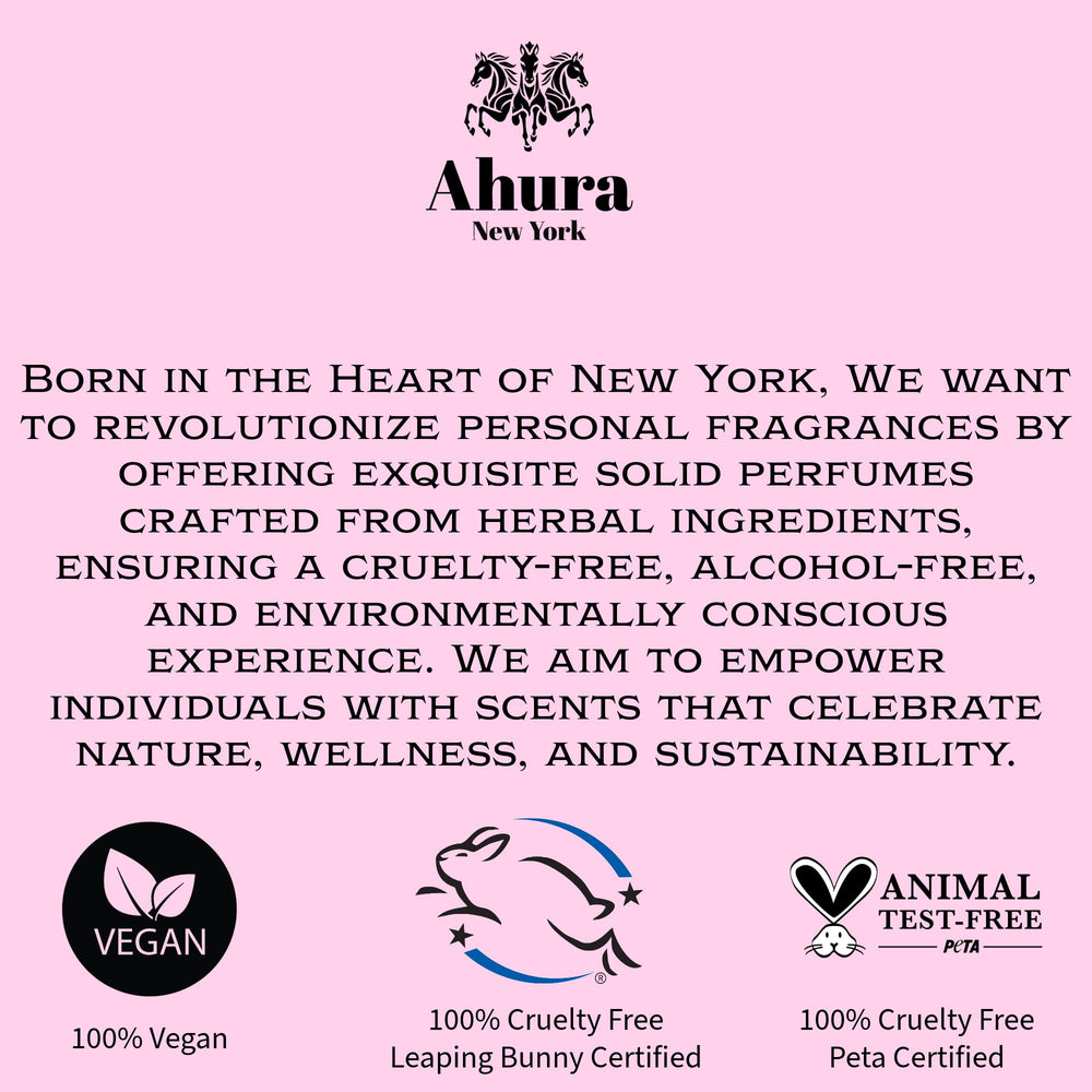 Natural herbal formula by Ahura offers a soothing scent ritual.