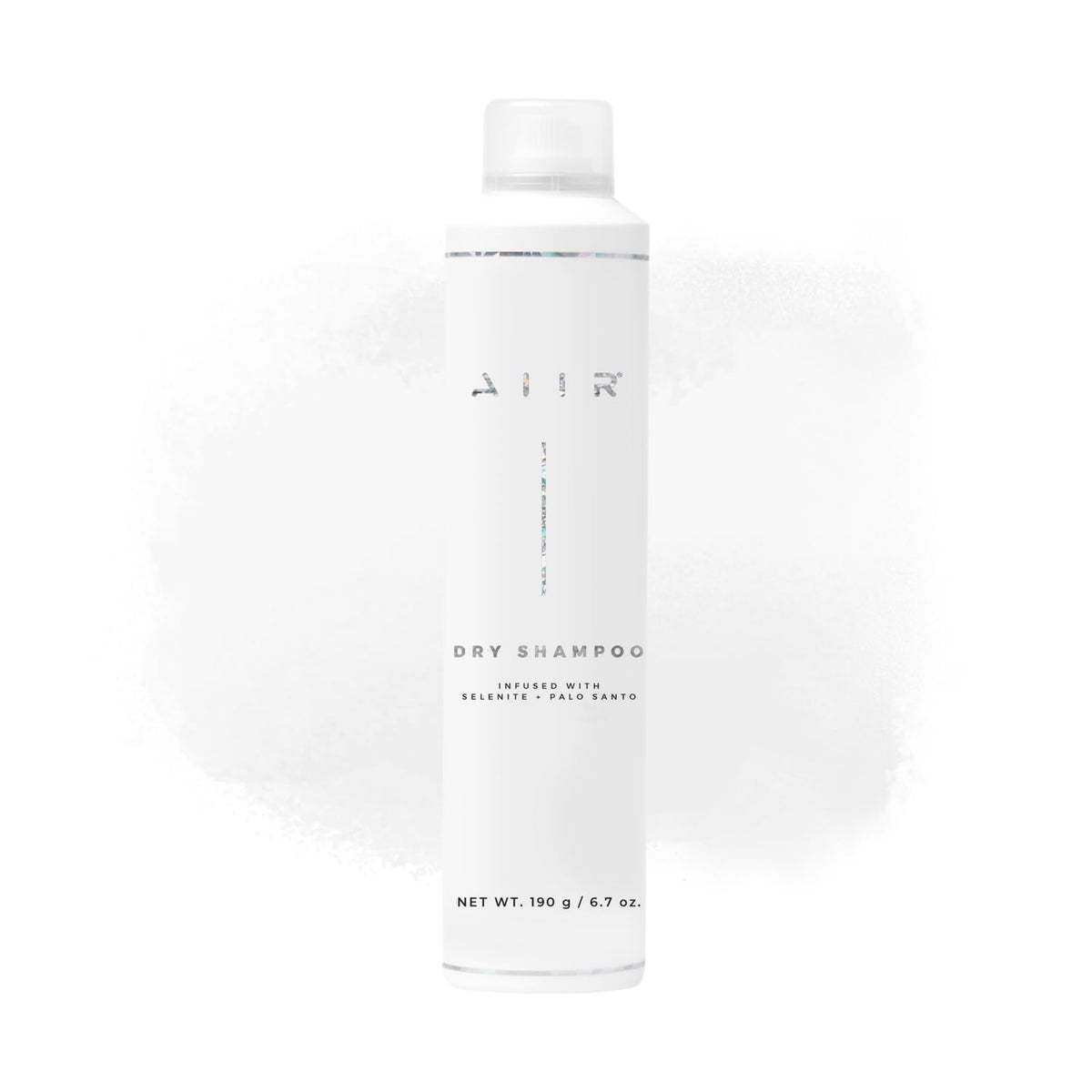 AIIR Dry Shampoo absorbs oils for a refreshed, weightless root lift.