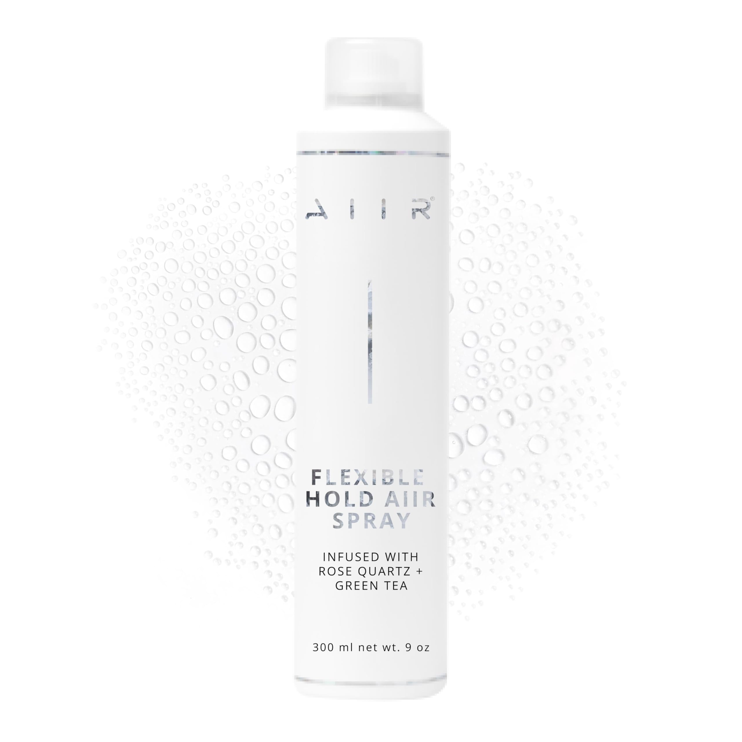 AIIR Flexible Hold hairspray bottle with a weightless, touchable finish.