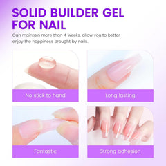 AIJIMEI Nail Clips and Pusher included for clean, accurate gel work.