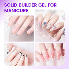 AIJIMEI Rhinestone glue gel for secure 3D nail art accents.
