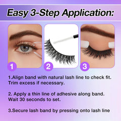 AILAISHI ultra-soft fiber lashes feel featherweight on the lid