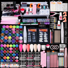 AILALUO acrylic nail kit contents for at-home extensions