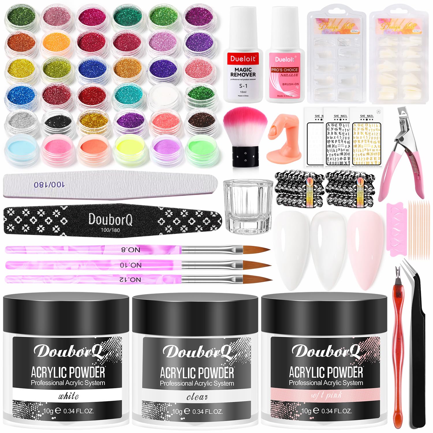 AILALUO acrylic nail kit opened collection for easy at-home manicures