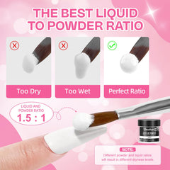 AILALUO nail tips and stickers pack for creative nail art