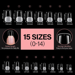 AILLSA tips compatible with gel polish, jelly glue, and adhesives for strong adhesion